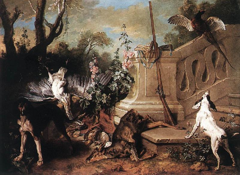 OUDRY, Jean-Baptiste Dead Roe ag oil painting image